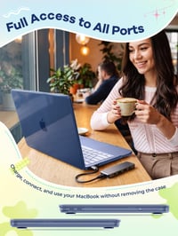 Husă de protecție transparentă EooCoo Crystal Clear pentru MacBook Neo 13" 2026 (A3404, A18 Pro) 6