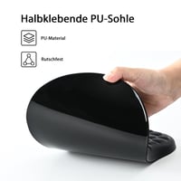EooCoo XXL podložka pod myš s opierkou na zápästie a masážnymi výstupkami, čierna — Výrobok vykazuje známky opotrebovania z používania (stav: pozri 2. obrázok) 7