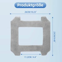 EOVWAEO 16 ks utierok z mikrovlákna pre robotický čistič okien Ecovacs Winbot W2S a W2S Omni, umývateľné náhradné podložky, príslušenstvo 4