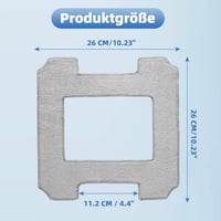 EOVWAEO 16db Mikroszálas Tisztítóruha ECOVACS Winbot W2 PRO Omni/W1 Ablaktisztító Robot Csere Alkatrész 4