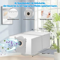 Sada príslušenstva EOVWAEO 21 ks pre robotický vysávač ECOVACS DEEBOT T80 Omni – 2 hlavné kefy, 2 mopovacie kotúče, 6 vreciek na prach, 6 bočných kief, 4 filtre, 1 čistiaca kefka 6