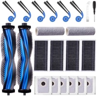 Sada príslušenstva EOVWAEO 22 ks pre robotický vysávač ECOVACS DEEBOT X9 Pro Omni / X9 Pro / X11 - 2 hlavné kefy, 2 valce na mopovanie, 6 vreciek na prach, 6 bočných kief, 4 filtre 1