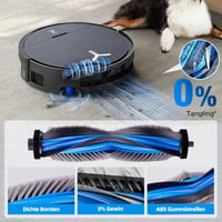Sada príslušenstva EOVWAEO 22 ks pre robotický vysávač ECOVACS DEEBOT X9 Pro Omni / X9 Pro / X11 - 2 hlavné kefy, 2 valce na mopovanie, 6 vreciek na prach, 6 bočných kief, 4 filtre 3