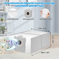 Sada príslušenstva EOVWAEO 22 ks pre robotický vysávač ECOVACS DEEBOT X9 Pro Omni / X9 Pro / X11 - 2 hlavné kefy, 2 valce na mopovanie, 6 vreciek na prach, 6 bočných kief, 4 filtre 6