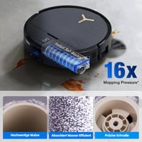 Sada príslušenstva EOVWAEO 22 ks pre robotický vysávač ECOVACS DEEBOT X9 Pro Omni / X9 Pro / X11 - 2 hlavné kefy, 2 valce na mopovanie, 6 vreciek na prach, 6 bočných kief, 4 filtre 4