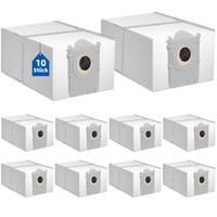 Vrecko do vysávača EOVWAEO pre robotický vysávač ECOVACS DEEBOT X8 PRO OMNI, X9 PRO OMNI, X11, X12, T30C, T50, T80, T90 OMNI, 4 l, s aktívnym uhlím, 10 ks 1