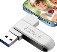 EOZNOE 32GB USB Pendrive Telefonhoz - 3in1 Adattároló Fotókhoz és Videókhoz, Alkalmazás Nélkül, Android/iOS/PC Kompatibilis, USB 3.0 1