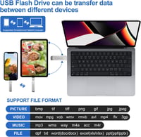 EOZNOE 32GB USB Pendrive Telefonhoz - 3in1 Adattároló Fotókhoz és Videókhoz, Alkalmazás Nélkül, Android/iOS/PC Kompatibilis, USB 3.0 4