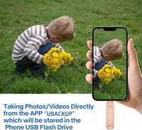EOZNOE 64GB USB Pendrive 3-in-1 - Telefon Külső Memória Bővítő, USB 3.0 Fém Adattároló iPhone/Android/PC Kompatibilis, Fotó és Videó Mentésh 5