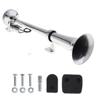 ePathChina 44 cm Jednorožec vzduchový klaksón 150 dB hlasitý 12V/24V pre kamión, loď a vlak, jednoreproduktorový klaksón 1