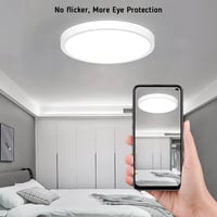 Epicflare 18W LED mennyezeti lámpa, kerek, állítható színhőmérséklet, 1724 lm 3