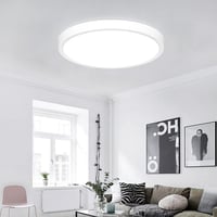 Epicflare LED Mennyezeti Lámpa Kerek 24W Hideg-Meleg Fehér Fürdőszoba Konyha Nappali 8