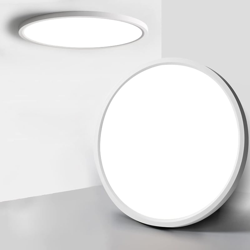Epicflare LED Mennyezeti Lámpa Kerek 24W Hideg-Meleg Fehér Fürdőszoba Konyha Nappali