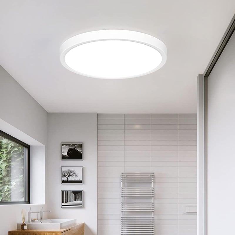 Epicflare LED Mennyezeti Lámpa Kerek 24W Hideg-Meleg Fehér Fürdőszoba Konyha Nappali
