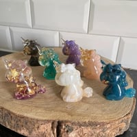 EPODA 3D Állat Szilikon Forma Készlet - Unikornis, Nyúl, Medve, Szarvas, Cica, Kutya, Elefánt Epoxi Gyantához 3
