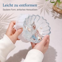 EPODA Malá silikónová forma na misku, odlievacia forma, forma na kvetináč, DIY forma na úložnú tácku, forma na epoxidovú živicu, na remeselné výrobky 7
