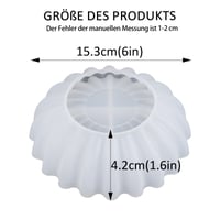 EPODA Malá silikónová forma na misku, odlievacia forma, forma na kvetináč, DIY forma na úložnú tácku, forma na epoxidovú živicu, na remeselné výrobky 2