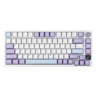 EPOMAKER Ajazz AK820 Pro 75% mehanička tipkovnica s TFT zaslonom - bijelo-ljubičasta 1
