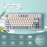 EPOMAKER Aula F75 Gasket Mechanikus Billentyűzet RGB, Hot Swap, Bluetooth/Vezeték Nélküli 2