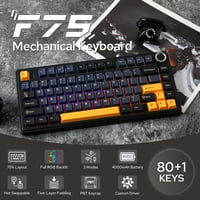 EPOMAKER Aula F75 Mechanikus Gamer Billentyűzet 75% Hot Swap RGB Bluetooth Vezeték Nélküli 2