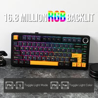 EPOMAKER Aula F75 Mechanikus Gamer Billentyűzet 75% Hot Swap RGB Bluetooth Vezeték Nélküli 5
