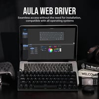 EPOMAKER Aula WIN60 HE 60% Vezetékes Mechanikus Billentyűzet Hall Effect Kapcsolóval, 8000 Hz Polling Rate, Hot Swap, FPS Játékokhoz 7