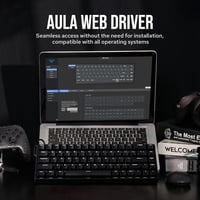 EPOMAKER Aula WIN68 HE 65% Vezetékes Mágneses Billentyűzet Állítható Működtetéssel, 0.3 ms Késleltetés, 8000 Hz Frissítési Ráta, Hot-Swap, W 5