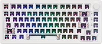 Tastatură mecanică EPOMAKER Aura75 75%, Hot Swap, RGB, 3000 mAh - albă 1