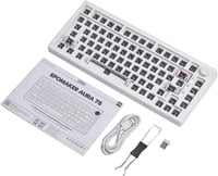 Tastatură mecanică EPOMAKER Aura75 75%, Hot Swap, RGB, 3000 mAh - albă 7