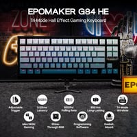EPOMAKER G84 HE Wireless Gaming Billentyűzet 8K Polling Hall Effect Kapcsolóval 2