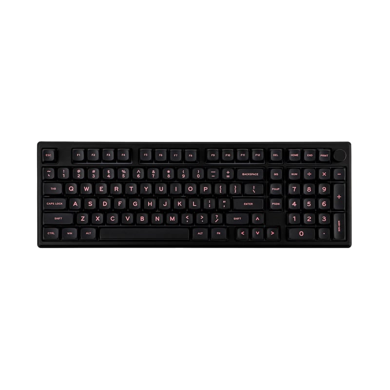 EPOMAKER Galaxy100 hliníková mechanická herná klávesnica, 96 %, QMK/VIA, hot-swap – čierna