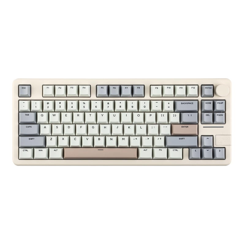 EPOMAKER Galaxy70 75% aluminijska mehanička tipkovnica, Bluetooth/2.4GHz/USB-C, Hot-Swap - bijela