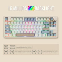 EPOMAKER Galaxy70 Aluminium Mechanikus Gaming Billentyűzet 75% Wireless Bluetooth RGB 6