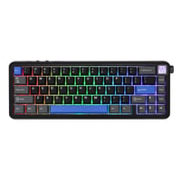 Bezdrôtová mechanická klávesnica EPOMAKER HE65 s otočným ovládačom, RGB podsvietením, 8K frekvenciou snímania a 8000 mAh batériou 1