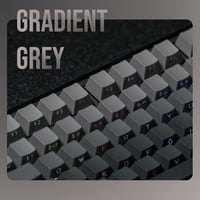 EPOMAKER Ombre 133 Billentyű PBT Keycap szett Cherry profil ISO QWERTY füstszürke 6