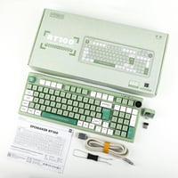 EPOMAKER RT100 97 gombos mechanikus gaming billentyűzet, ISO UK, 3 módú, 5000 mAh 7