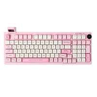 EPOMAKER RT100 mehanička tipkovnica, Bluetooth/2.4G/USB, Hot Swap, RGB, Flamingo prekidači - roza 1