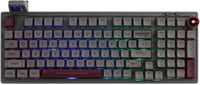 EPOMAKER RT100 Mechanikus Billentyűzet Bluetooth/USB, Forgatógomb, Hot Swap, RGB, 5000mAh 1