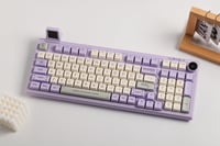 EPOMAKER RT100 Mechanikus Billentyűzet Bluetooth/USB RGB Forgókapcsoló Lila 9