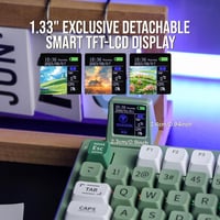 EPOMAKER RT100 97 gombos mechanikus gaming billentyűzet, ISO UK, 3 módú, 5000 mAh 3