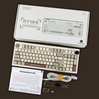 EPOMAKER RT100 Mechanikus Billentyűzet Gaszket, Bluetooth/2.4G/USB, Forgatható, Hot Swap, RGB, 5000mAh 8