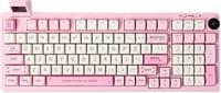 EPOMAKER RT100 Mechanikus Billentyűzet RGB, Bluetooth/USB, Hot Swap, Forgó Gomb, Rózsaszín 1
