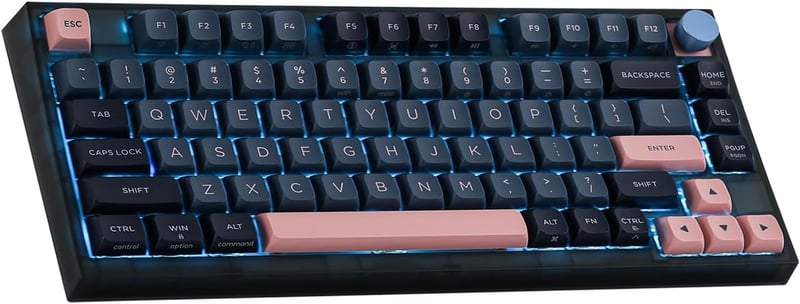 EPOMAKER SKYLOONG GK75 Lite Mechanikus Billentyűzet Forgatógombbal, Hot-Swap, Programozható