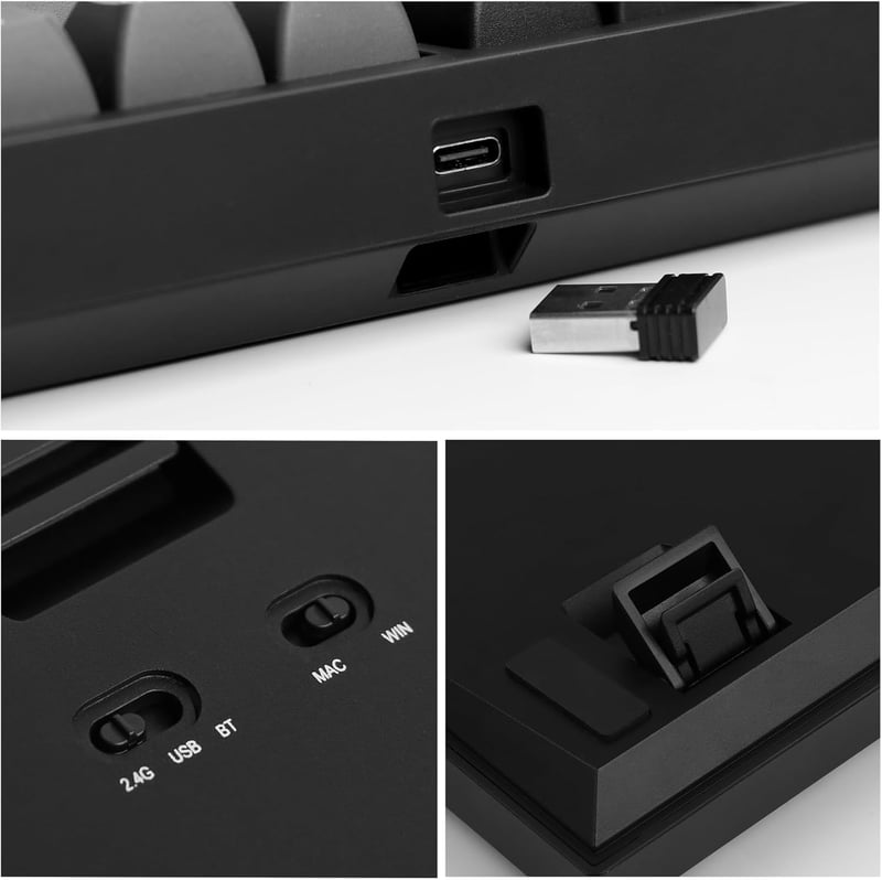 EPOMAKER TH80 SE Wireless Mechanikus Billentyűzet RGB, Hot-Swap, Gaming Gamer PC Mac
