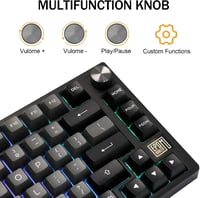 EPOMAKER TH80 SE Wireless Mechanikus Billentyűzet RGB, Hot-Swap, Gaming Gamer PC Mac 6