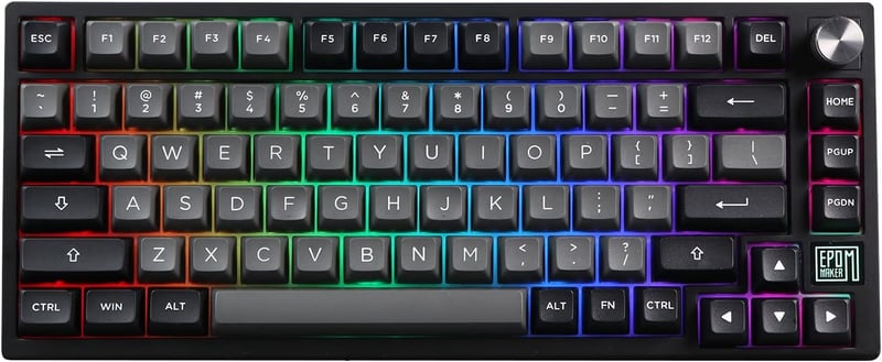 EPOMAKER TH80 SE Wireless Mechanikus Billentyűzet RGB, Hot-Swap, Gaming Gamer PC Mac