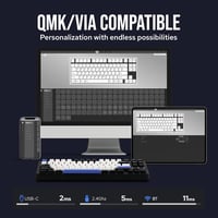 EPOMAKER TH85 Mechanikus Gaming Billentyűzet, Wireless RGB, Hot-Swap, Programozható 6