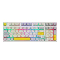 EPOMAKER TH98 96% mechanická herná klávesnica, hotswap, RGB, Bluetooth/2.4GHz/káblová (Gateron Red) 1