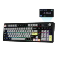 Mechanická klávesnica EPOMAKER TH99 PRO 96%, bezdrôtová, RGB, Hot Swap, 10000 mAh – čierna 1