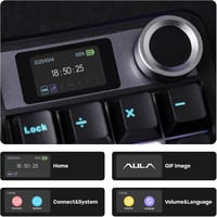 EPOMAKER X Aula F108 PRO Wireless Gaming Billentyűzet Kijelzővel, RGB, Hot Swap, Mac/PC 4